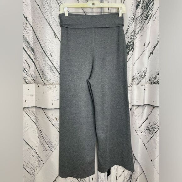 Michael Stars Belted Wide Leg Pants Gray Knit Size S - Picture 3 of 6